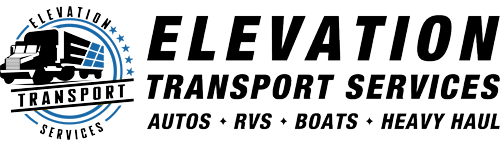 Elevation Transport Services Logo National Blue