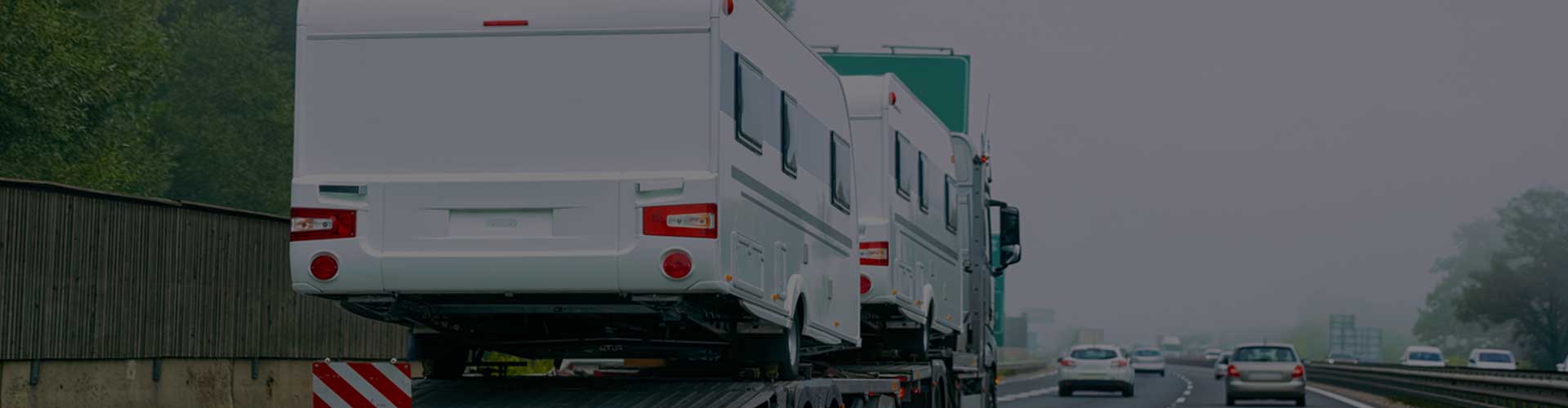 Recreational vehicle prepared for nationwide RV transport