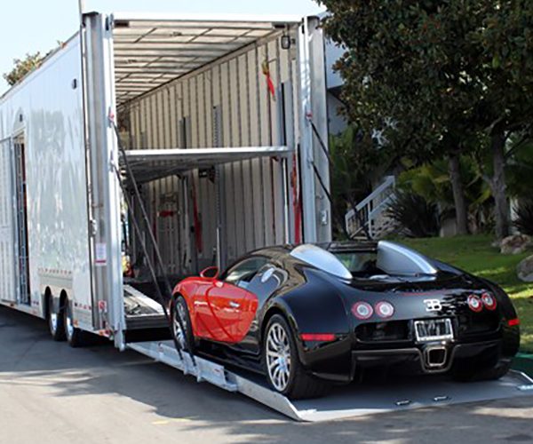 Enclosed auto transport for luxury and classic vehicles